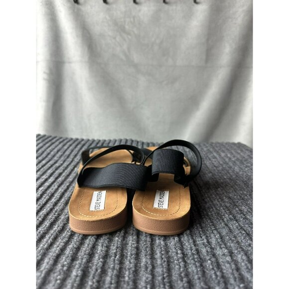 Steve Madden Sandals Womens Size 9 Black Strap - Picture 6 of 7